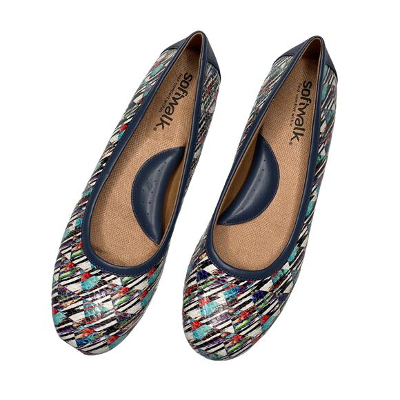 Softwalk  multicolored ballet flats - Picture 2 of 6